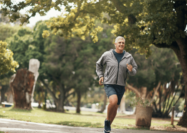 corrida no parque